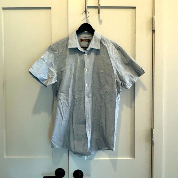Ben Sherman chambray short sleeve button down - Picture 1 of 3